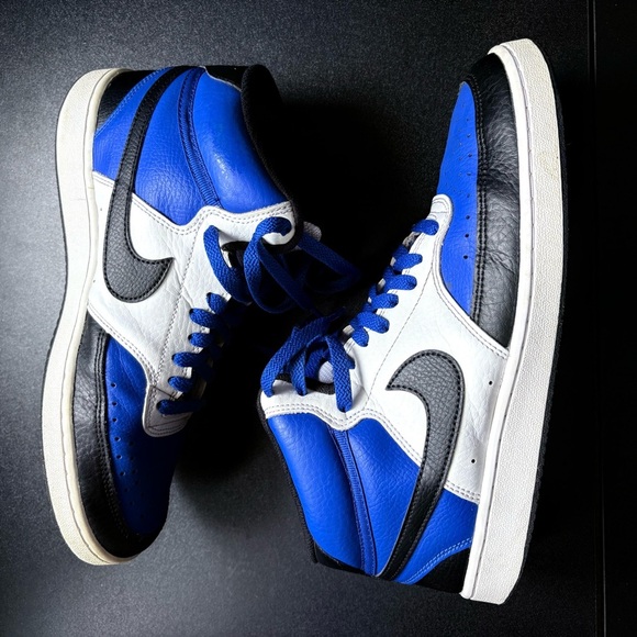 Nike Other - Nike Court Vision Mid NBA Game Royal Blue Black White DM1186400 8.5 Men 10 Women